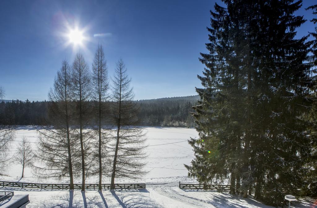 Orea Resort Devet Skal Vysocina Sněžné Bagian luar foto