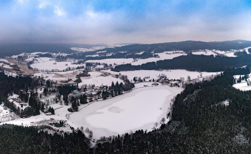 Orea Resort Devet Skal Vysocina Sněžné Bagian luar foto